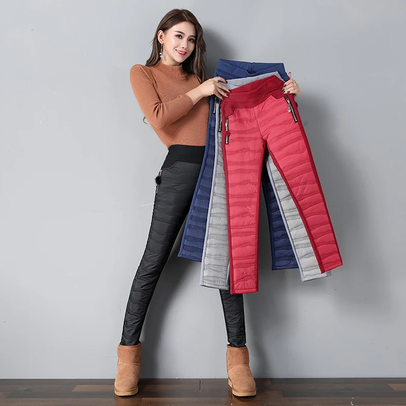 Fv10191 2019 new autumn winter women fashion casual Ladies work wear nice Leggings Cashmere thickening warm womens clothing | Женская