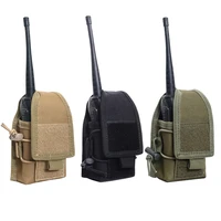 1000d nylon outdoor pouch tactical sports molle radio walkie talkie holder bag magazine mag pouch pocket