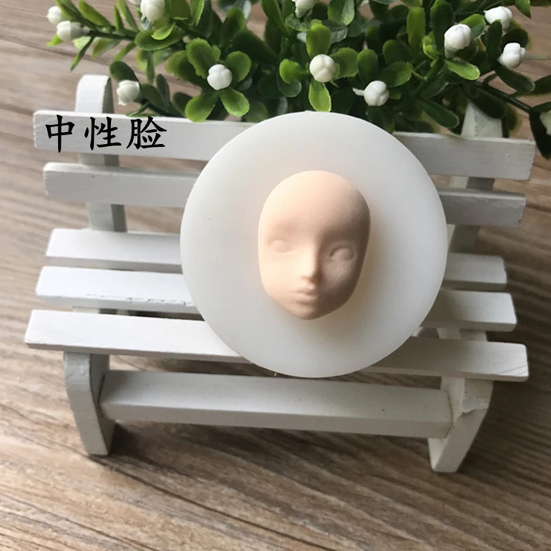 3D детская силиконовая форма для лица шоколада полимерной глины формы рукоделия