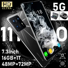 11T Pro Smartphones Global Version Mobile Phones Android12.0 7.3Inch Full Screen смартфоны Smartphone 7300mah Battery Phone (1)