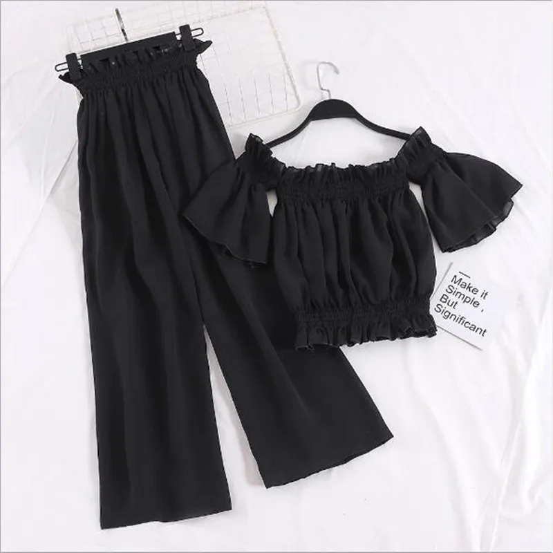 Новинка 2019 Летний Пляжный комплект из двух предметов женский сексуальный топ с