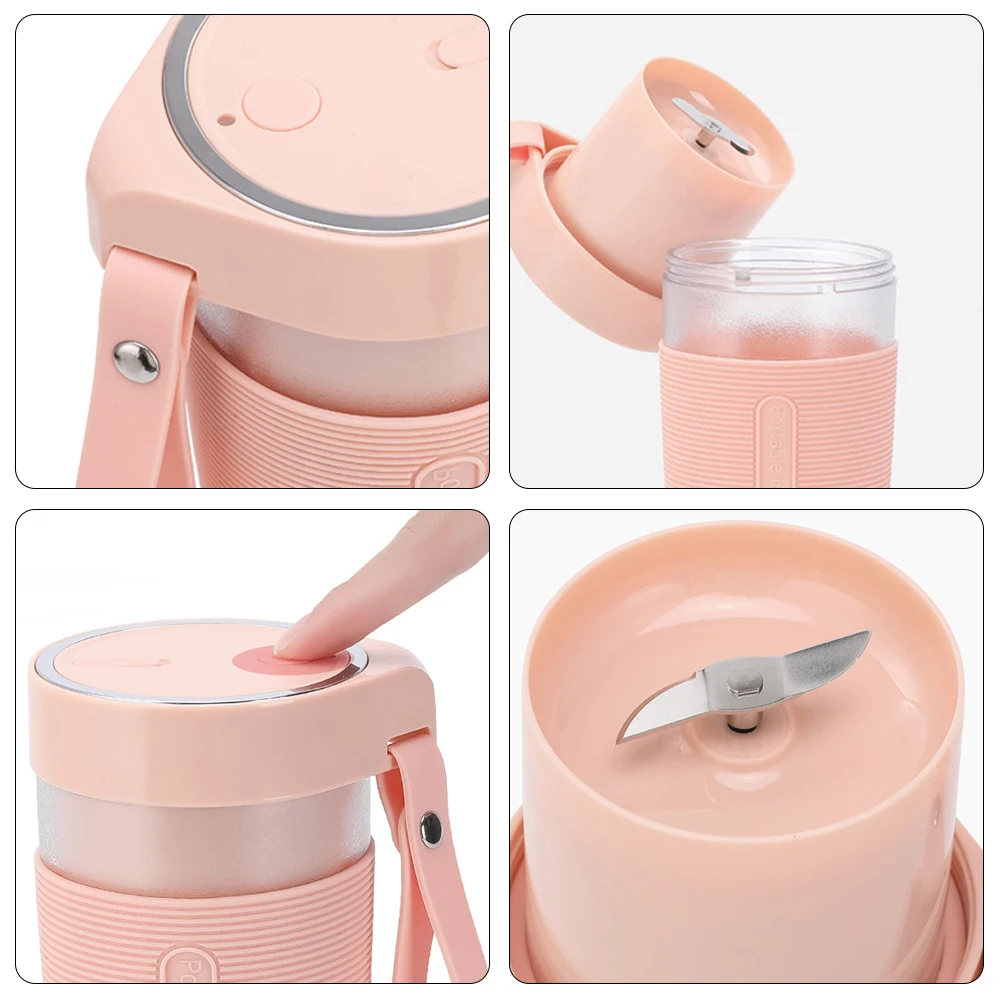 

300ml Portable Juicer Electric USB Rechargeable Smoothie Blender Machine Mixer Mini Juice Cup Maker Fast Blenders Food Processor