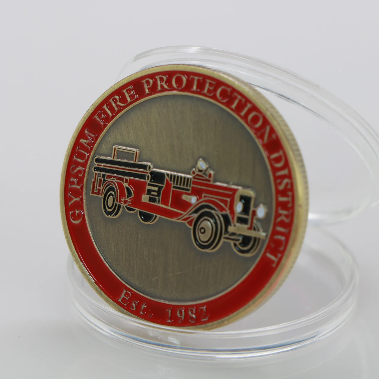 Классические винтажные автомобили бронзовая памятная монета 1982 гипс защита огня