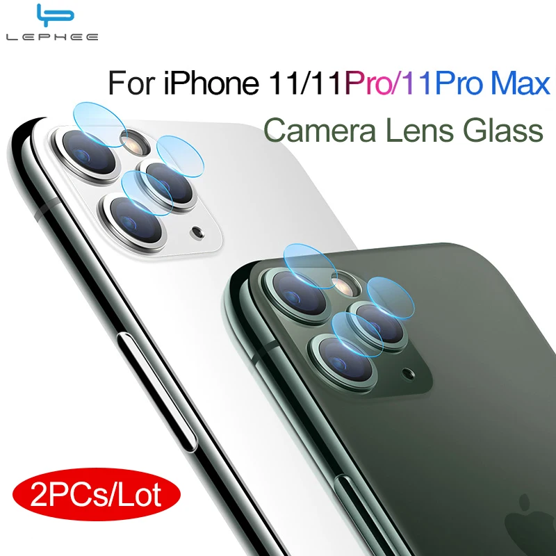 2 шт закаленное стекло на iPhone XS XR X 11 Pro Max стеклянный объектив камеры протектор экрана для iPhone 11 Защитная стеклянная пленка