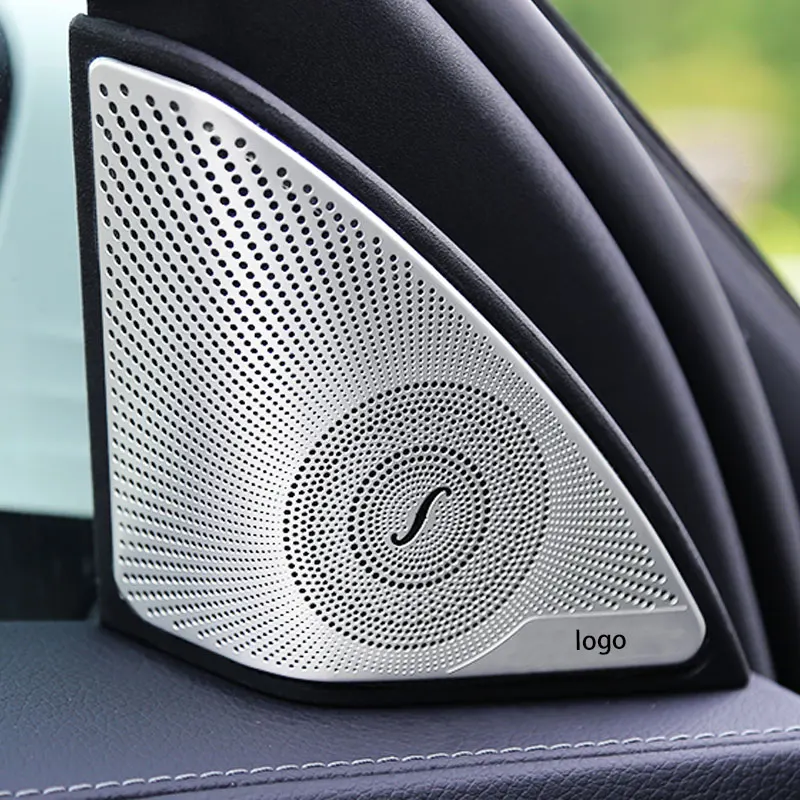 

Car Audio Speaker Cover Trim Door Loudspeaker Cover Trim Car Accessories interior for Mercedes Benz E/C/GLC Class W213 W205 X253