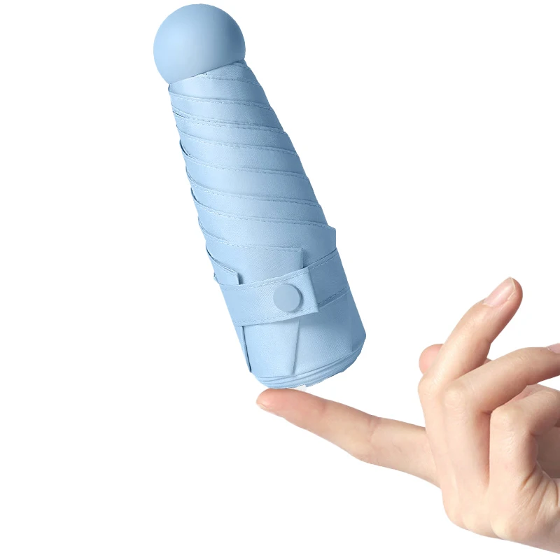 

Pocket Mini Umbrella Anti UV 5 Folding Rain And Sun Paraguas Light Portable Umbrella Windproof For Men Women Children Ombrello