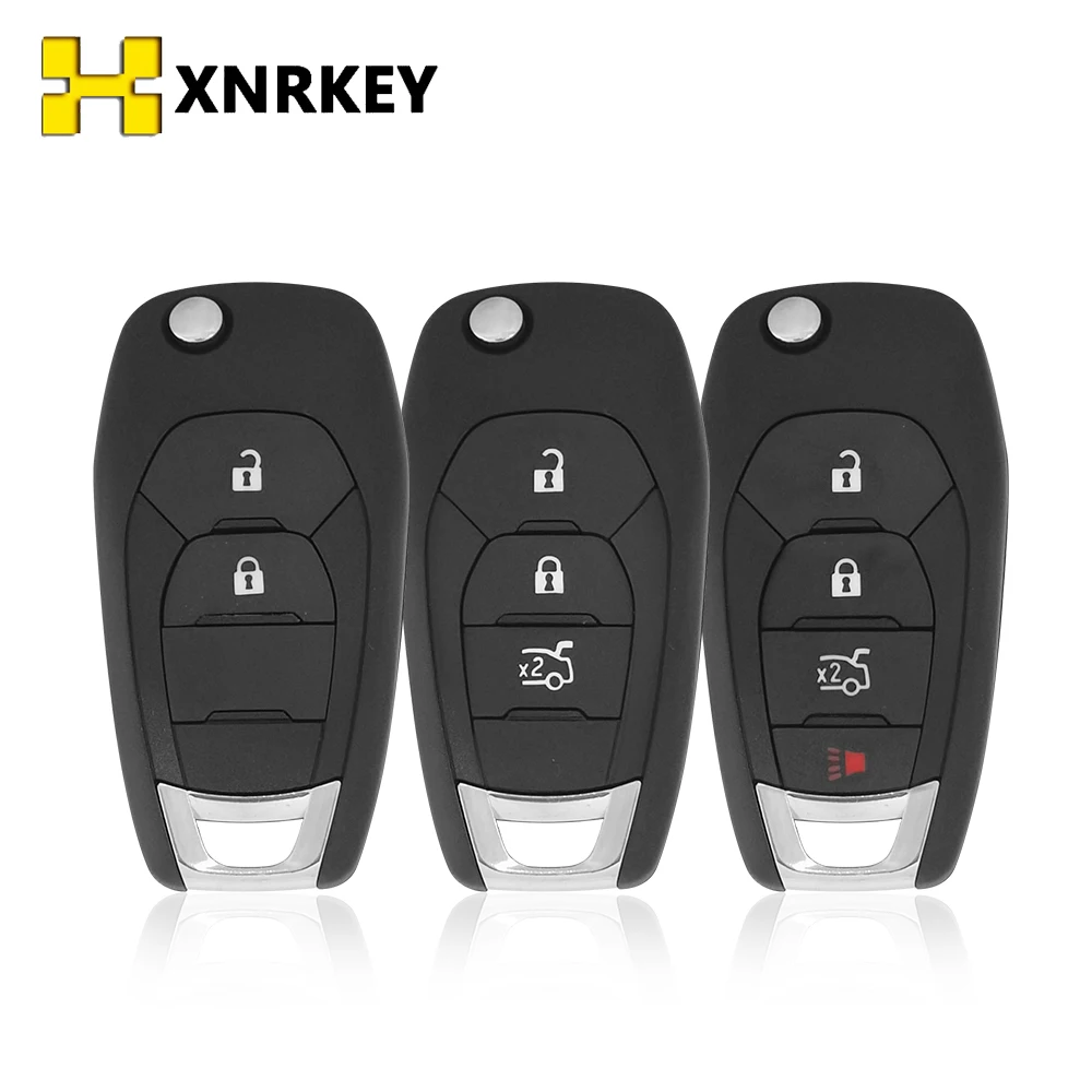 XNRKEY 2/3/4 Button Car Remote Control Key Shell for Chevrolet Cruze Aveo Malibu Captiva Niva Lacetti Replacement Case Cover