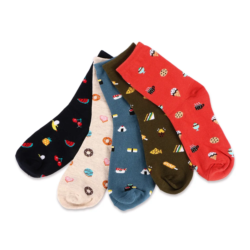 Зимние мягкие теплые носки модные корейские творческие Мультяшные из хлопка с