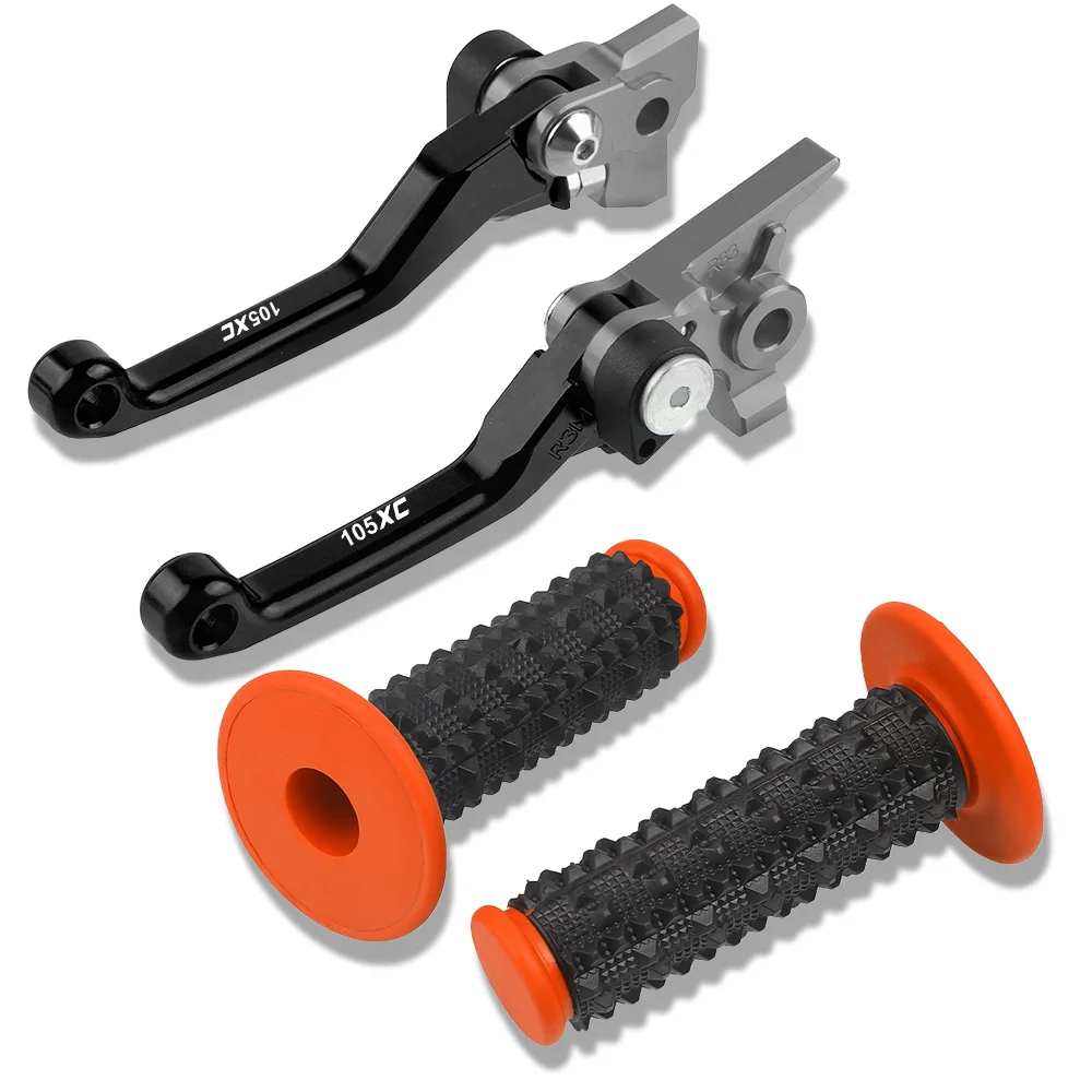 

Motocross Non-slip Hand Grips Handlebar and Dirt Bike Brake Clutch Levers FOR 105XC 2007 2008 2009 2010 2011 2012 2013 105 XC