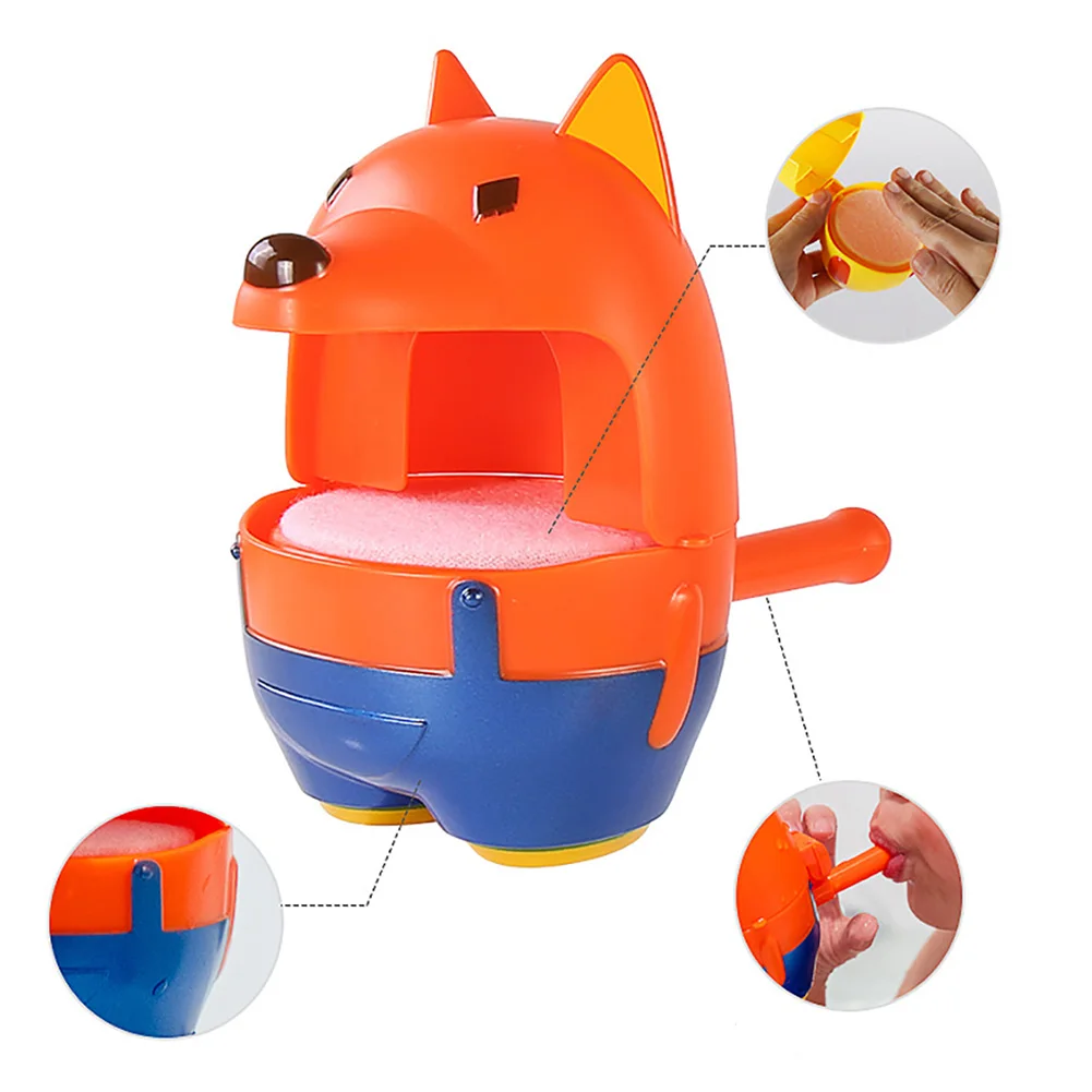 Открытый лиса пузырчатая машина курица детская игрушка для ванны производитель