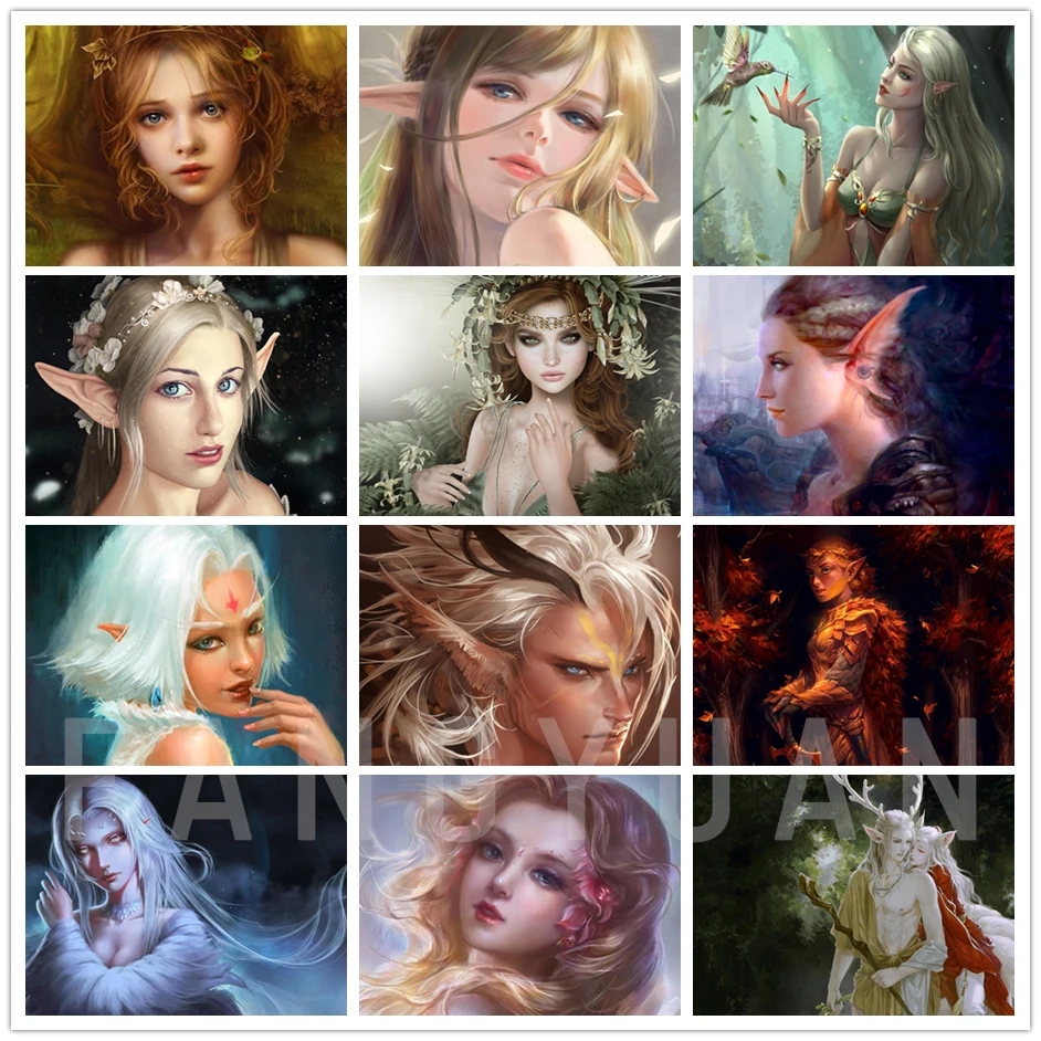 

5D Diy Diamond Mosaic Anime Figures Painting Full Square Picture of Rhinestones Embroidery Icons Cartoon Cross Stitch Kits