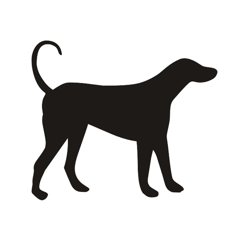 Новая виниловая наклейка в виде собаки-наклейка для декора окна автомобиля