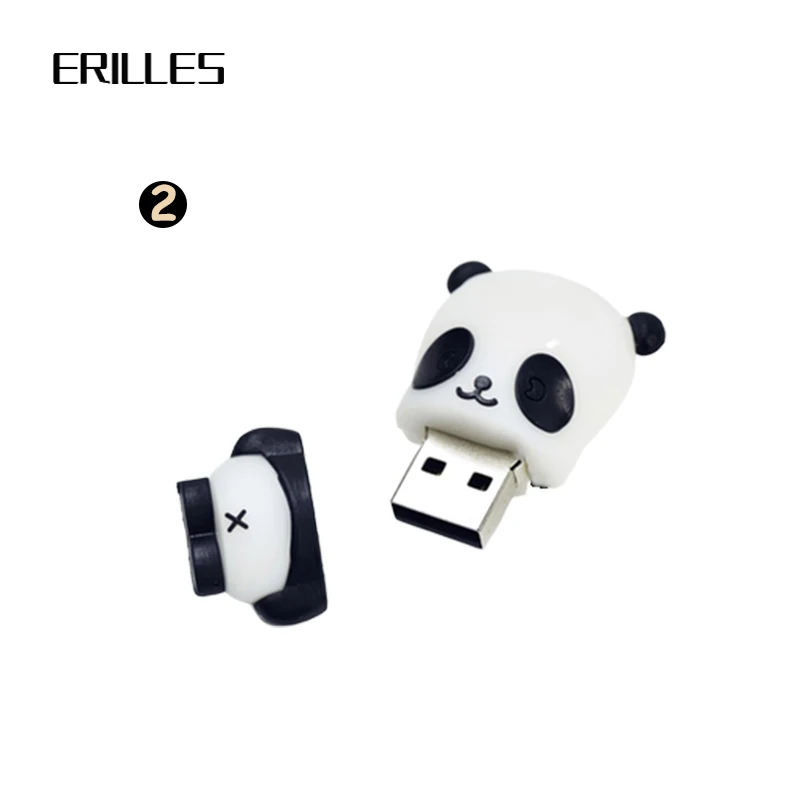 Пендрайв Panda USB Stick 4 ГБ Накопитель 8 ГБ 16 ГБ Флеш-накопитель 32 ГБ 128 ГБ Пендрайв из силикона нового дизайна Память диск 64 ГБ cle usb 2.0