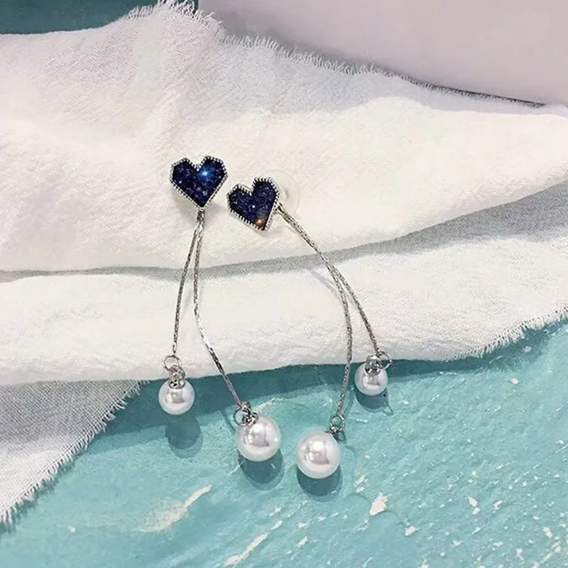 Женские серьги-подвески с жемчугом 1 пара | Украшения и аксессуары
