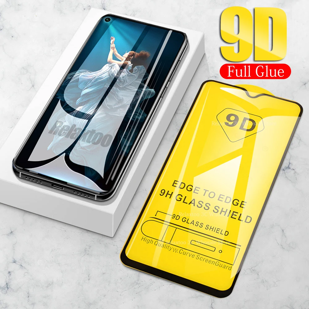9D полное клей защитное стекло honor 20 pro 10 light 9 lite 10i 20i 9x Защитная пленка для экрана для Huawei honor 8s 8c 8x Закаленное стекло Защитная пленка