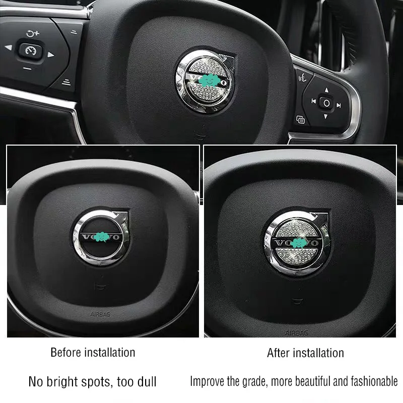 Бриллианты для салона автомобиля Volvo 18 20 XC60 S90 XC90 V90CC модифицированный логотип