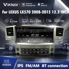 Автомобильный радиоприемник 12,3 дюйма для LEXUS LX570 2008-2015 Android 10,0 Gps-навигация DVD мультимедийный плеер аудио Авторадио головное устройство
