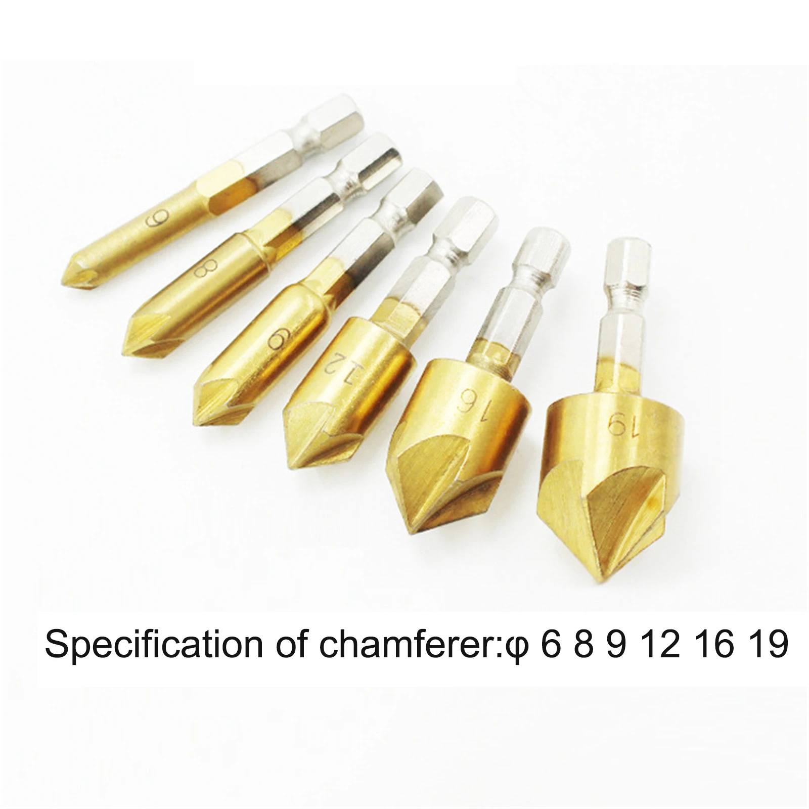

Wood Drill Bit Set Countersink Drill Center Punch Woodworking Hole Cutter Core Drill With 7pcs Three Pointed Countersink