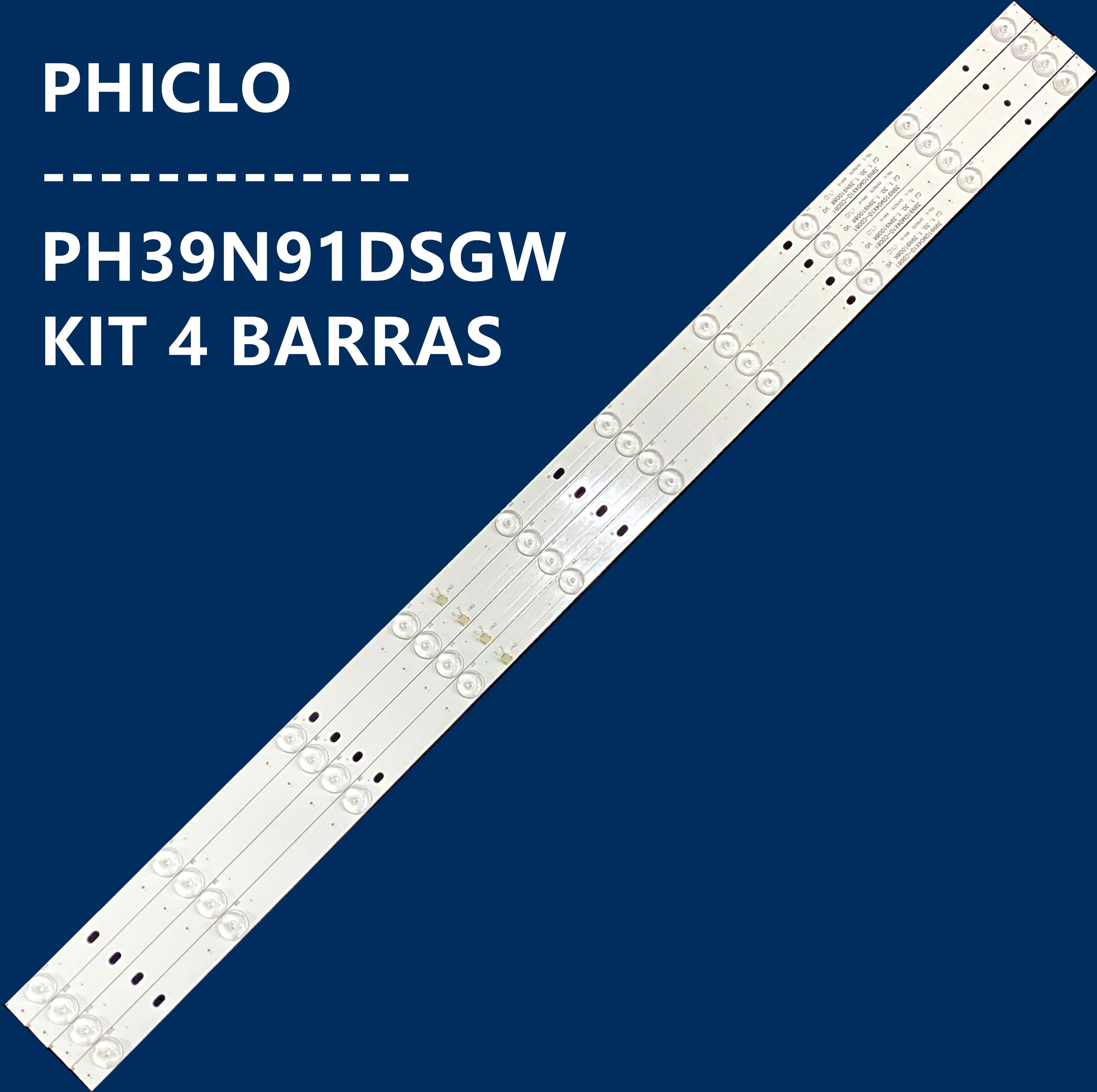 

NEW 1-20KIT LED Backlight strip For Phi lco Ph39n91 Ph39n91dsgw Ph39e31 39N91GM04X10-C0081 CJ 1.30.1.39N91008R V0 4pcs