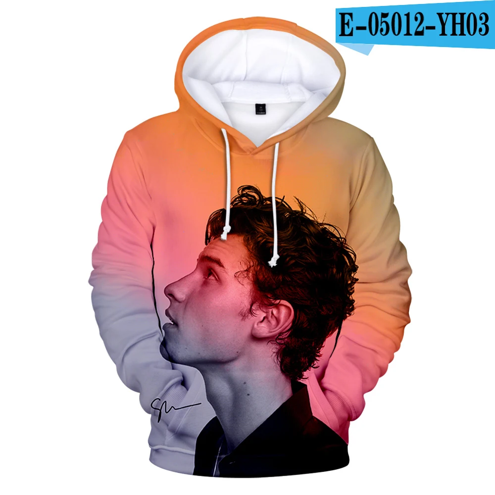 Senorita Camila Cabello& shawn mendes 3D Harajuku hoodies Sweatshirt New Women/men/Kids Parent-child Hoodies Sweatshirt - Цвет: YH03