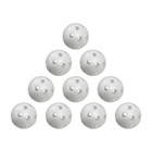 10 пакетов тренировочных мячей для гольфа-воздушный поток пустотелые пластиковые мини-мячи для гольфа 1,57 дюйма для дальности вождения, для использования в помещениина улице