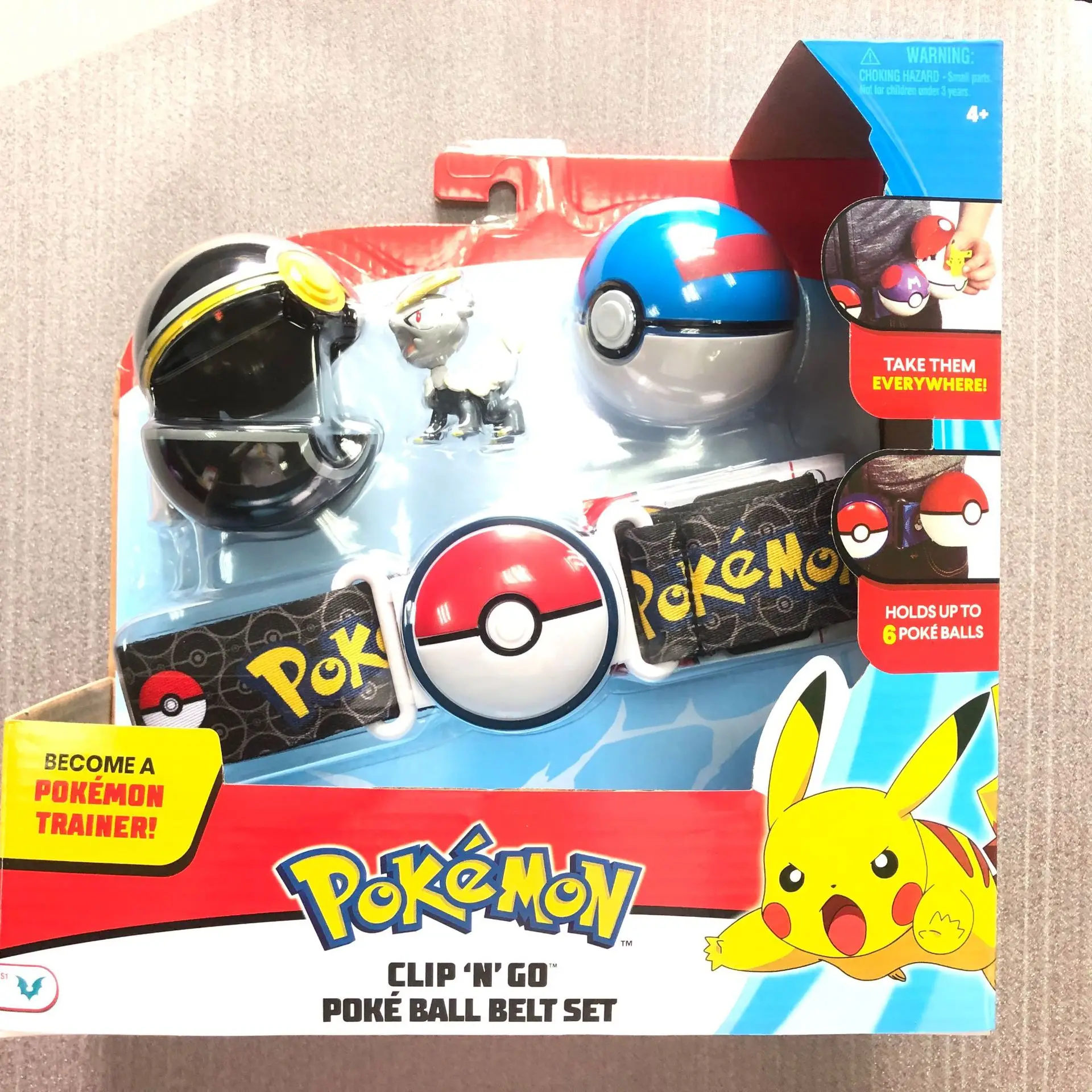 Игрушка фигурка Pokemones с ремнем и всплывающей фигурой игрушки Выдвижной Пояс