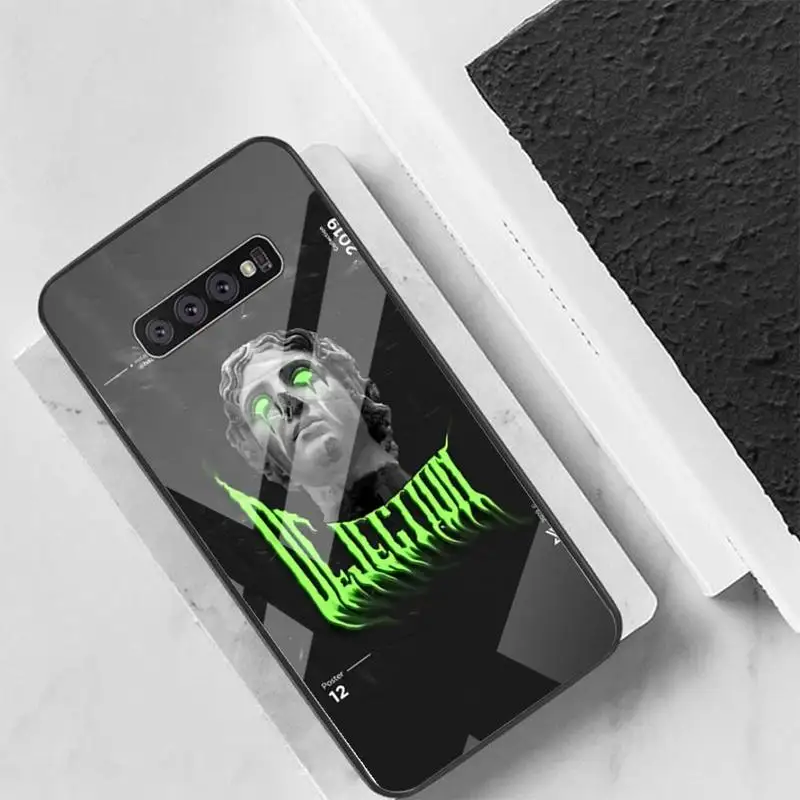 

Sculpture And Elements Phone Case Back Cover For Samsung Cases S20 Plus S10 NOTE 8 9 10 10PRO Tempered Glass Soft Silicone Edge