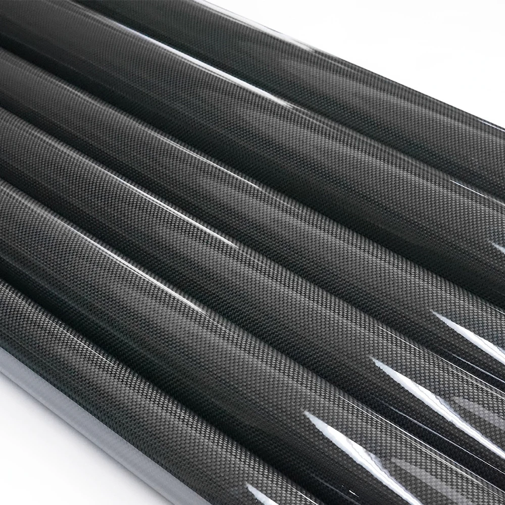 2Pcs Length 1000mm High Quality 3K Full Carbon Fiber Pipe Tube For RC | Parts &amp Accs