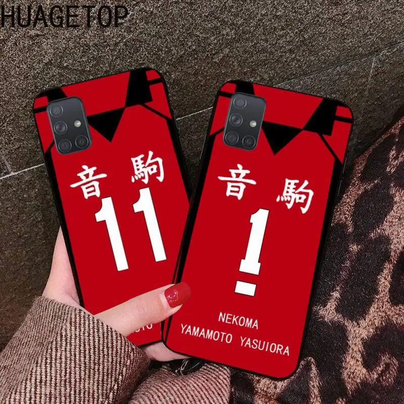 Haikyuu team uniform чехол для телефона Samsung Galaxy A21S A01 A11 A31 A81 A10 A20E A30 A40 A50 A70 A80 A71 A51|Бамперы| |