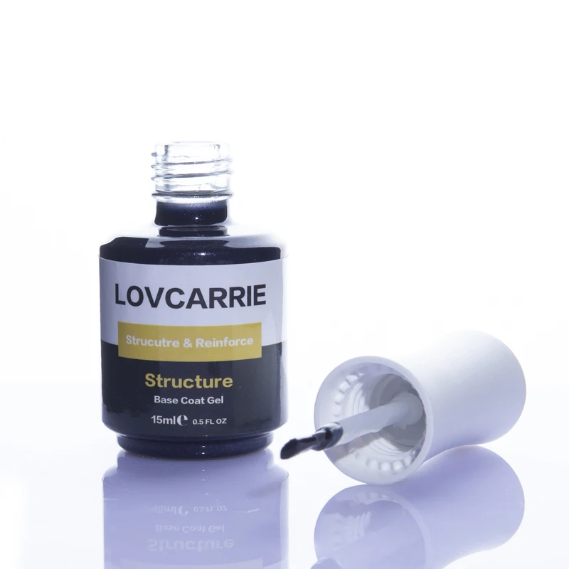 Гелевое Базовое покрытие LOVCARRIE с толстой структурой 15 мл стойкая искусственная