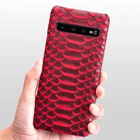 phone case for samsung s20 ultra s7 s8 s9 s10 plus s10e note 8 9 10 lite a20 a30 a50 a70 a51 a71 a8 2018 python skin texture