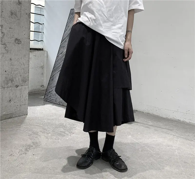 

2132p75 multi layer asymmetric design all cotton skirt & Skirt summer new