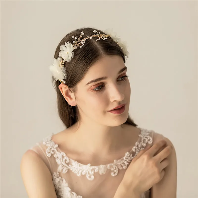 Обруч для волос CC повязка на голову корона невесты романтичные Свадебные