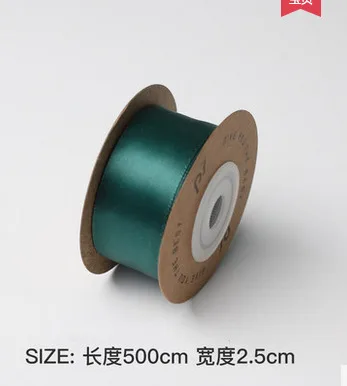 2.5cm green ribbon 2шт 50x70 см, китайская бумага Оригами Мраморная Бумага для упаковки подарка букет для рукоделия оберточная бумажный альбом бумага сделай сам бант лента - Цвет: 2.5cm green ribbon