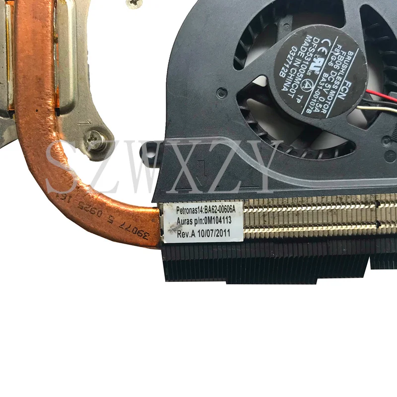 SZWXZY для Samsung NP300 NP300V5A NP300V5Z вентилятор охлаждения ноутбука с радиатором BA62 00606B 00606A
