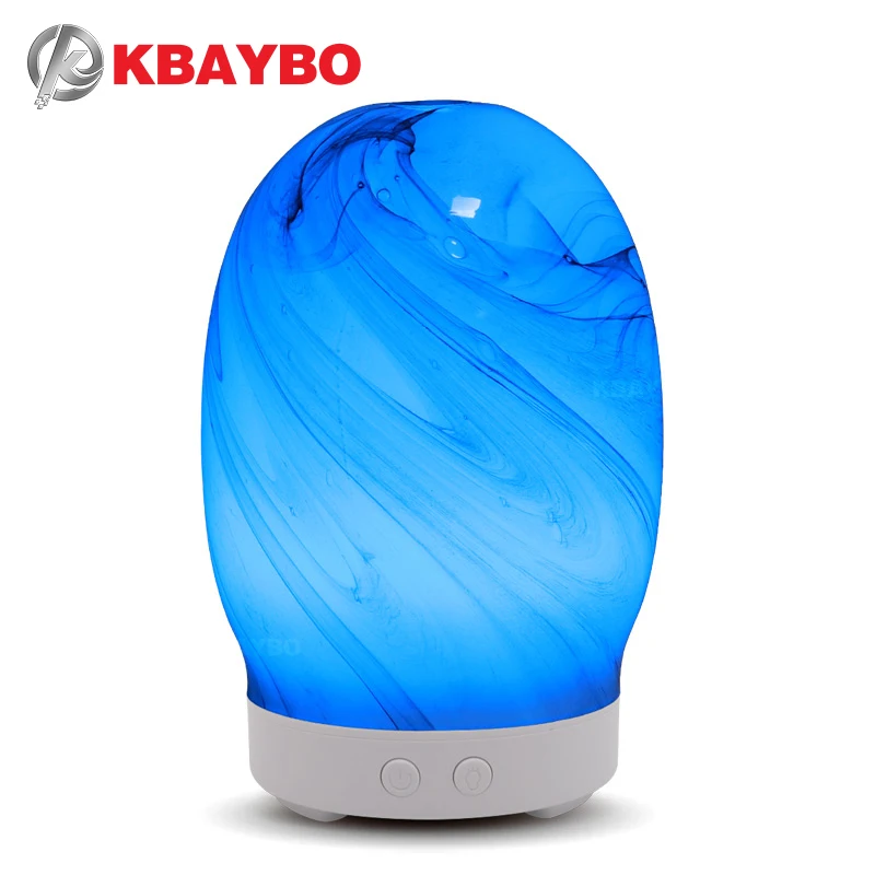 

100ML Ultrasonic Air Humidifier Aroma Essential Oil Diffuser for Home Fogger Mist Maker with 7 colors LED lights Lamp