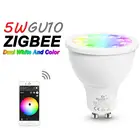 G LED OPTO 30 градусов 5 Вт Zigbee управление через приложение GU10 лампочка RGB + CCT светодиодный ная лампочка для прожектора умный дом
