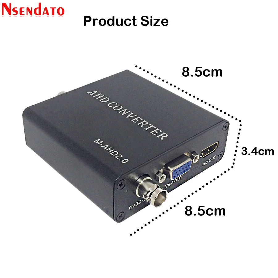 720/1080P 5MP 2MP Full HD AHD сигнал HDMI к DVB T/VGA/CVBS сигнала конвертер адаптер для CCTV Камера