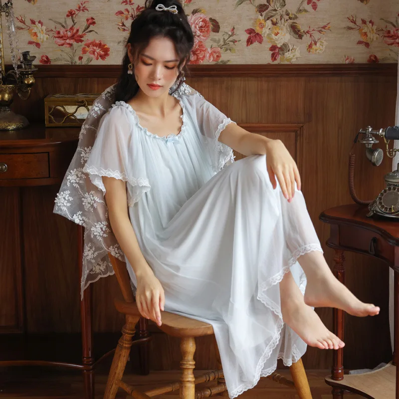 

Sexy Female Nightdress Casual Nightgown Modal Sleepdress Novelty Nightwear Intimate Lingerie With Lace Summer Home Clothing