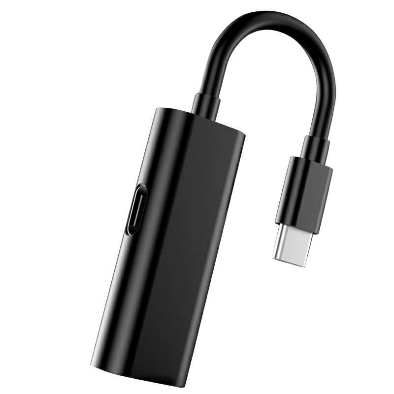 Type-C мобильный телефон адаптер для Xiaomi Huawei Зарядка прослушивания песни 2-в-1