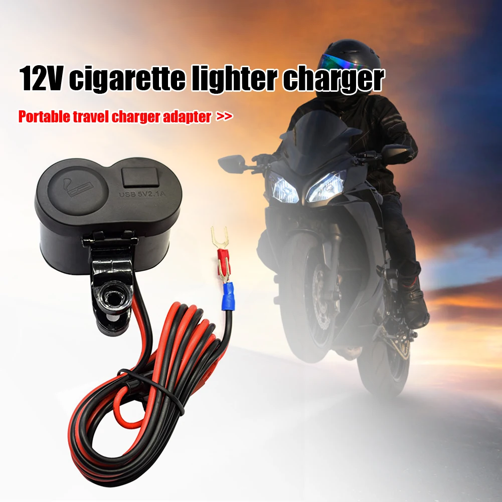 

Multifunction YJ-MC033 Waterproof 12V 24V Cigarette Lighters Socket Motorcycle USB Charger Power Adapter Outlet for Mobile Phone