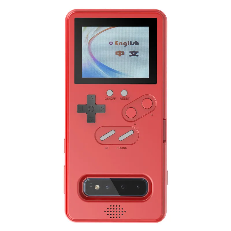 COLOR SCREEN RED Чехол для мальчика 3D Gameboy чехол для samsung S10 полноцветный дисплей с 36 играми Телефон задняя крышка для Iphone 11 11 Pro MAX X Xs Max 6 7 - Цвет: COLOR SCREEN RED