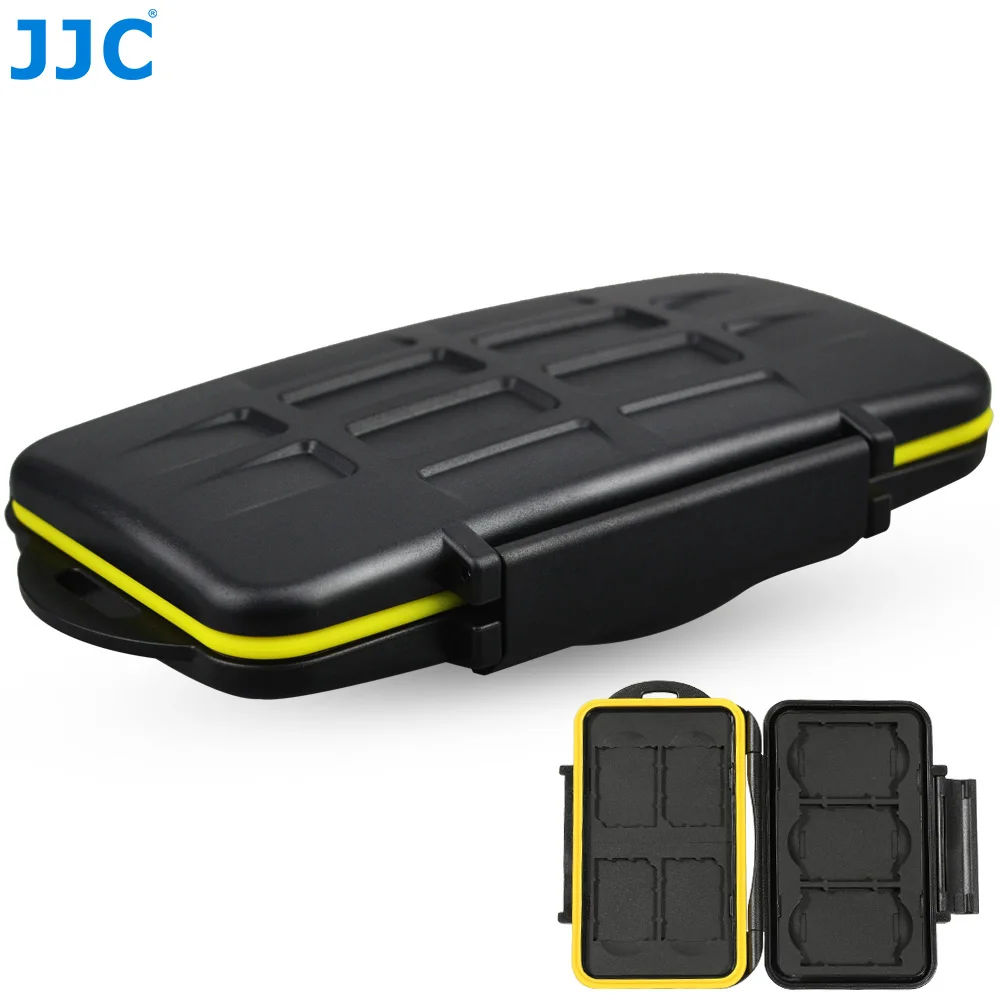 JJC 7 слотов для 3 XQD Чехол карт держатель + 4 SD SDXC SDHC коробка хранения