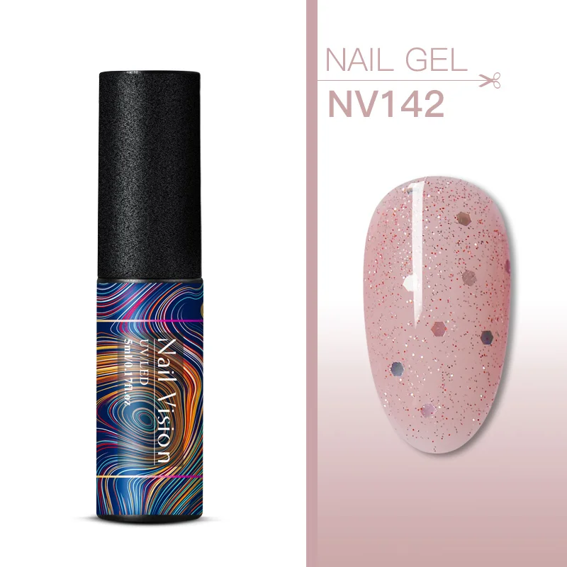 Nail Vision 5 мл УФ-набор гель-лаков для ногтей блестки замачиваются долговечный Гель-лак для ногтей маникюрный лак - Цвет: S06737