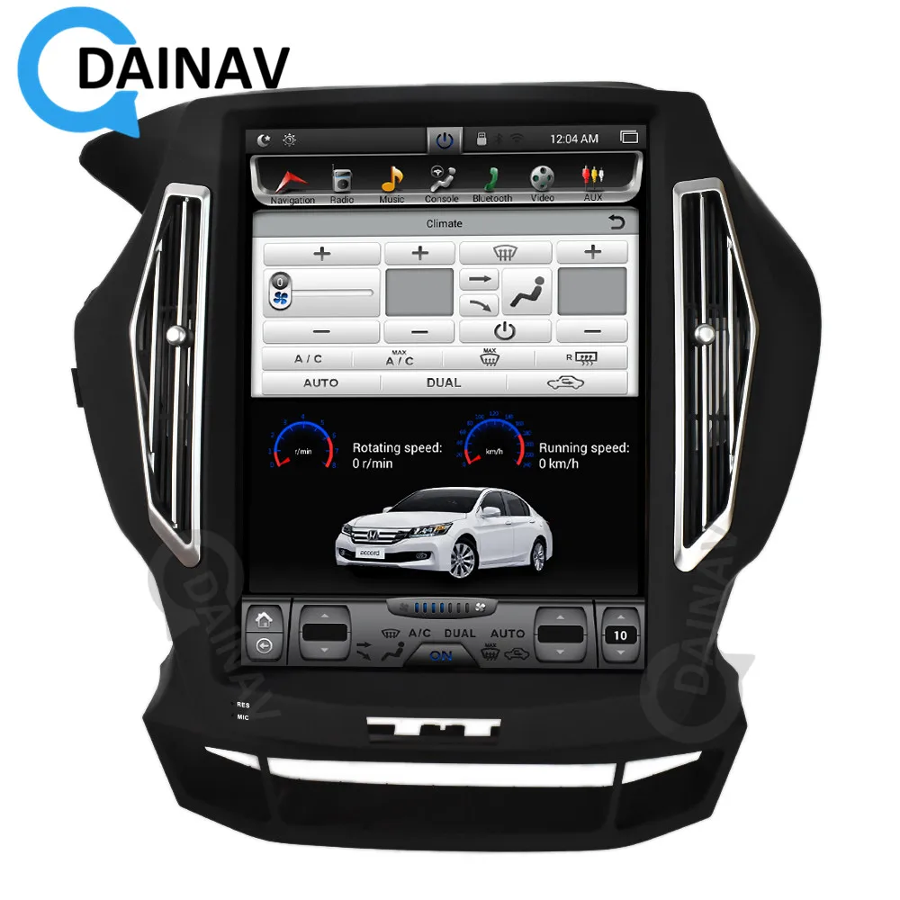 15 дюймов Telsa стиль Android автомобильный мультимедийный DVD плеер GPS навигация для Honda