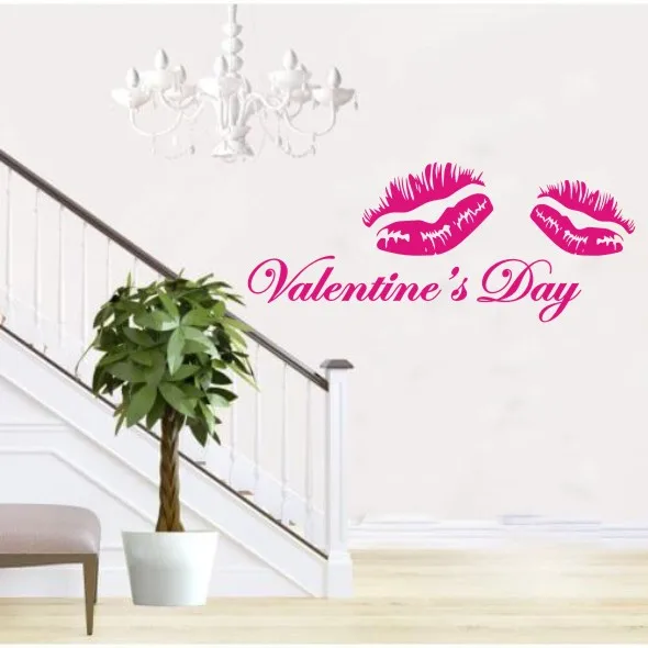 Целлофановые наклейки на окна Kiss Valentine обои с цветами | Дом и сад