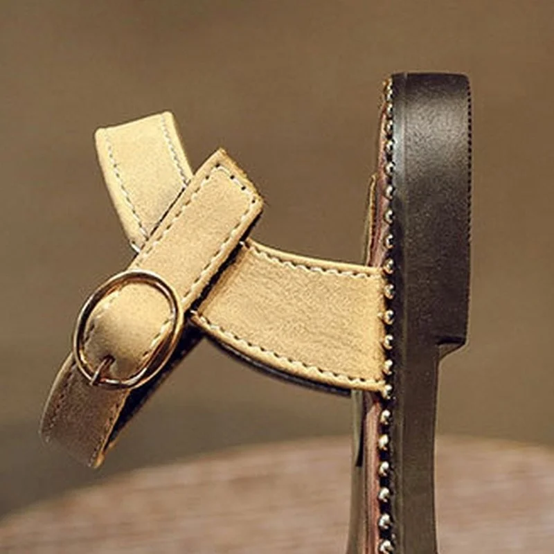 

Summer Girls Leather Sandals For Baby Flat Children Beach Shoes Kids Sports Soft Non-Slip Casual Toddler Sandals