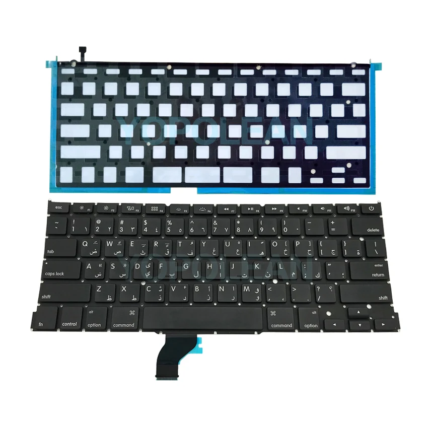 Новый арабский клавиатура с подсветкой для Macbook Pro Retina 13 &quotA1502 2013 2014 2015