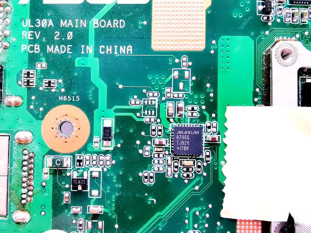 Оригинальная материнская плата для ноутбука ASUS UL30A CPU U2300 REV 2 0 протестирована