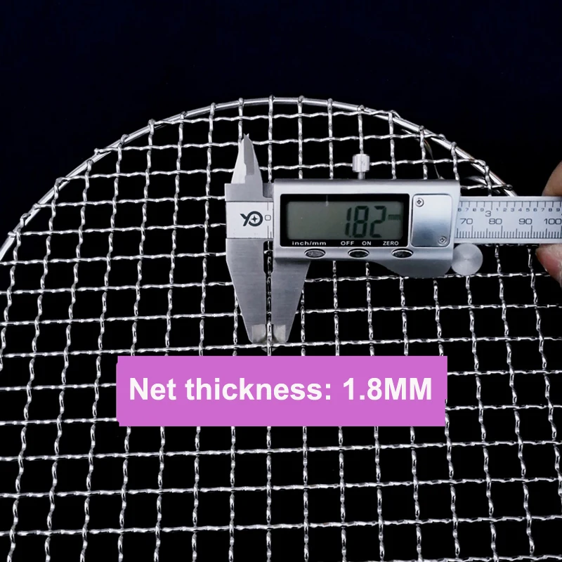 304 нержавеющая сталь круглая сетка для гриля с ножками барбекю сетки охлаждающая